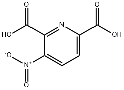 3-nitro-2,6-pyridinedicarboxylic acid Struktur