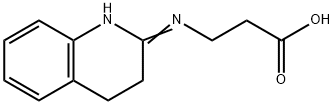 N-(3,4-dihydro-2(1H)-quinolinylidene)-beta-alanine Struktur