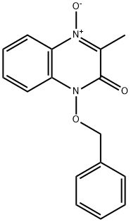 1-(benzyloxy)-3-methyl-2(1H)-quinoxalinone 4-oxide Struktur