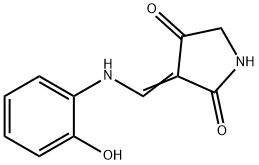 3-[(2-hydroxyanilino)methylene]-2,4-pyrrolidinedione Struktur