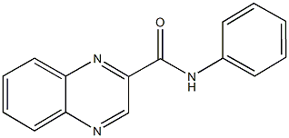 N-phenyl-2-quinoxalinecarboxamide Struktur