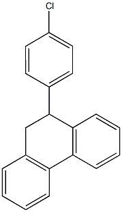 9-(4-chlorophenyl)-9,10-dihydrophenanthrene Struktur