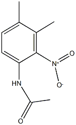 N-{2-nitro-3,4-dimethylphenyl}acetamide Struktur