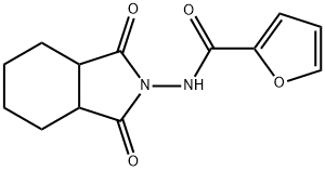 N-(1,3-dioxooctahydro-2H-isoindol-2-yl)-2-furamide Struktur