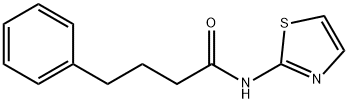 4-phenyl-N-(1,3-thiazol-2-yl)butanamide Struktur