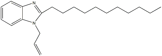 1-allyl-2-undecyl-1H-benzimidazole Struktur