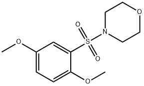 4-[(2,5-dimethoxyphenyl)sulfonyl]morpholine Struktur