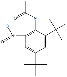 N-{2,4-ditert-butyl-6-nitrophenyl}acetamide Struktur