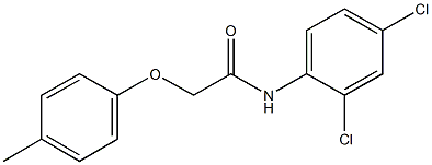 N-(2,4-dichlorophenyl)-2-(4-methylphenoxy)acetamide Struktur