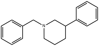 1-benzyl-3-phenylpiperidine Struktur