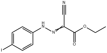 ethyl cyano[(4-iodophenyl)hydrazono]acetate Struktur