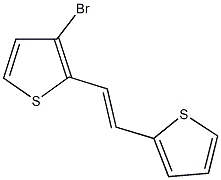 3-bromo-2-[2-(2-thienyl)vinyl]thiophene Struktur