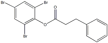 2,4,6-tribromophenyl 3-phenylpropanoate Struktur