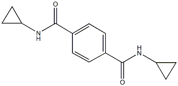 N~1~,N~4~-dicyclopropylterephthalamide Struktur