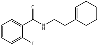 N-[2-(1-cyclohexen-1-yl)ethyl]-2-fluorobenzamide Struktur