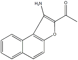 1-(1-aminonaphtho[2,1-b]furan-2-yl)ethanone Struktur