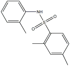 2,4-dimethyl-N-(2-methylphenyl)benzenesulfonamide Struktur