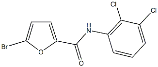 5-bromo-N-(2,3-dichlorophenyl)-2-furamide Struktur