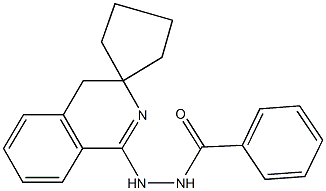 5-bromo-N'-[3,4-dihydrospiro(isoquinoline-3,1'-cyclopentane)-1-yl]benzohydrazide Struktur