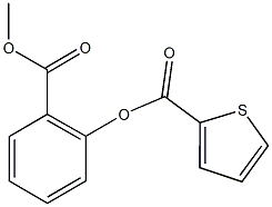 2-(methoxycarbonyl)phenyl 2-thiophenecarboxylate Struktur