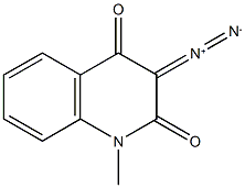 3-diazo-1-methyl-2,4(1H,3H)-quinolinedione Struktur