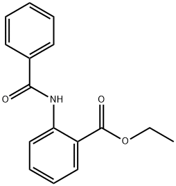 ethyl 2-(benzoylamino)benzoate Struktur