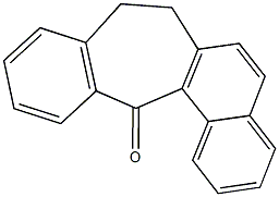 7,8-dihydro-13H-benzo[5,6]cyclohepta[1,2-a]naphthalen-13-one Struktur