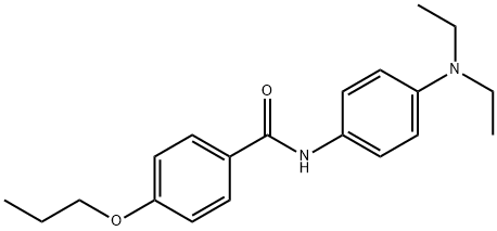 N-[4-(diethylamino)phenyl]-4-propoxybenzamide Struktur