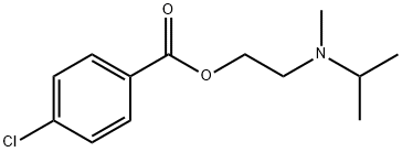 2-[isopropyl(methyl)amino]ethyl 4-chlorobenzoate Struktur