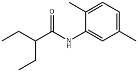 N-(2,5-dimethylphenyl)-2-ethylbutanamide Struktur