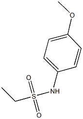 N-(4-methoxyphenyl)ethanesulfonamide Struktur