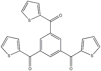 [3,5-bis(thien-2-ylcarbonyl)phenyl](thien-2-yl)methanone Struktur