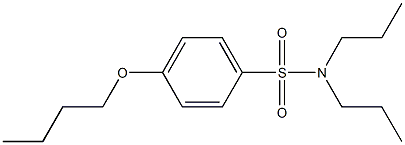 4-butoxy-N,N-dipropylbenzenesulfonamide Struktur