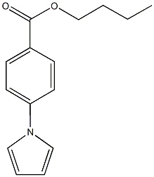 butyl 4-(1H-pyrrol-1-yl)benzoate Struktur