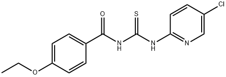 N-(5-chloro-2-pyridinyl)-N'-(4-ethoxybenzoyl)thiourea Struktur