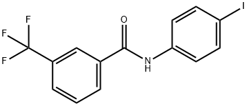 N-(4-iodophenyl)-3-(trifluoromethyl)benzamide Struktur