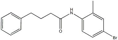 N-(4-bromo-2-methylphenyl)-4-phenylbutanamide Struktur