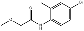 N-(4-bromo-2-methylphenyl)-2-methoxyacetamide Struktur