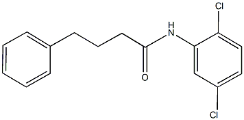 N-(2,5-dichlorophenyl)-4-phenylbutanamide Struktur