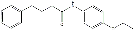 N-(4-ethoxyphenyl)-4-phenylbutanamide Struktur