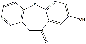 8-hydroxydibenzo[b,f]thiepin-10(11H)-one Struktur