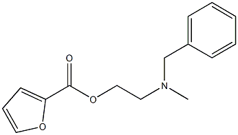 2-[benzyl(methyl)amino]ethyl 2-furoate Struktur