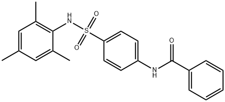 N-{4-[(mesitylamino)sulfonyl]phenyl}benzamide Struktur