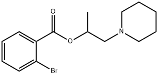 1-methyl-2-(1-piperidinyl)ethyl 2-bromobenzoate Struktur