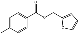 2-furylmethyl 4-methylbenzoate Struktur