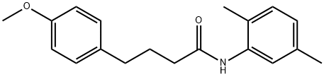 N-(2,5-dimethylphenyl)-4-(4-methoxyphenyl)butanamide Struktur