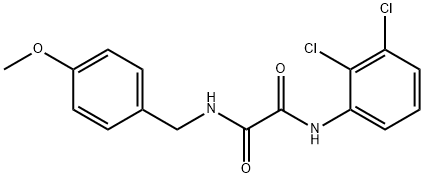 N~1~-(2,3-dichlorophenyl)-N~2~-(4-methoxybenzyl)ethanediamide Struktur