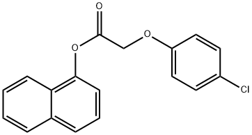 1-naphthyl (4-chlorophenoxy)acetate Struktur