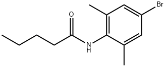 N-(4-bromo-2,6-dimethylphenyl)pentanamide Struktur