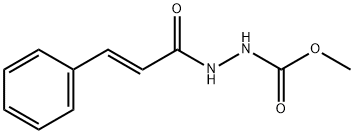 methyl 2-cinnamoylhydrazinecarboxylate Struktur